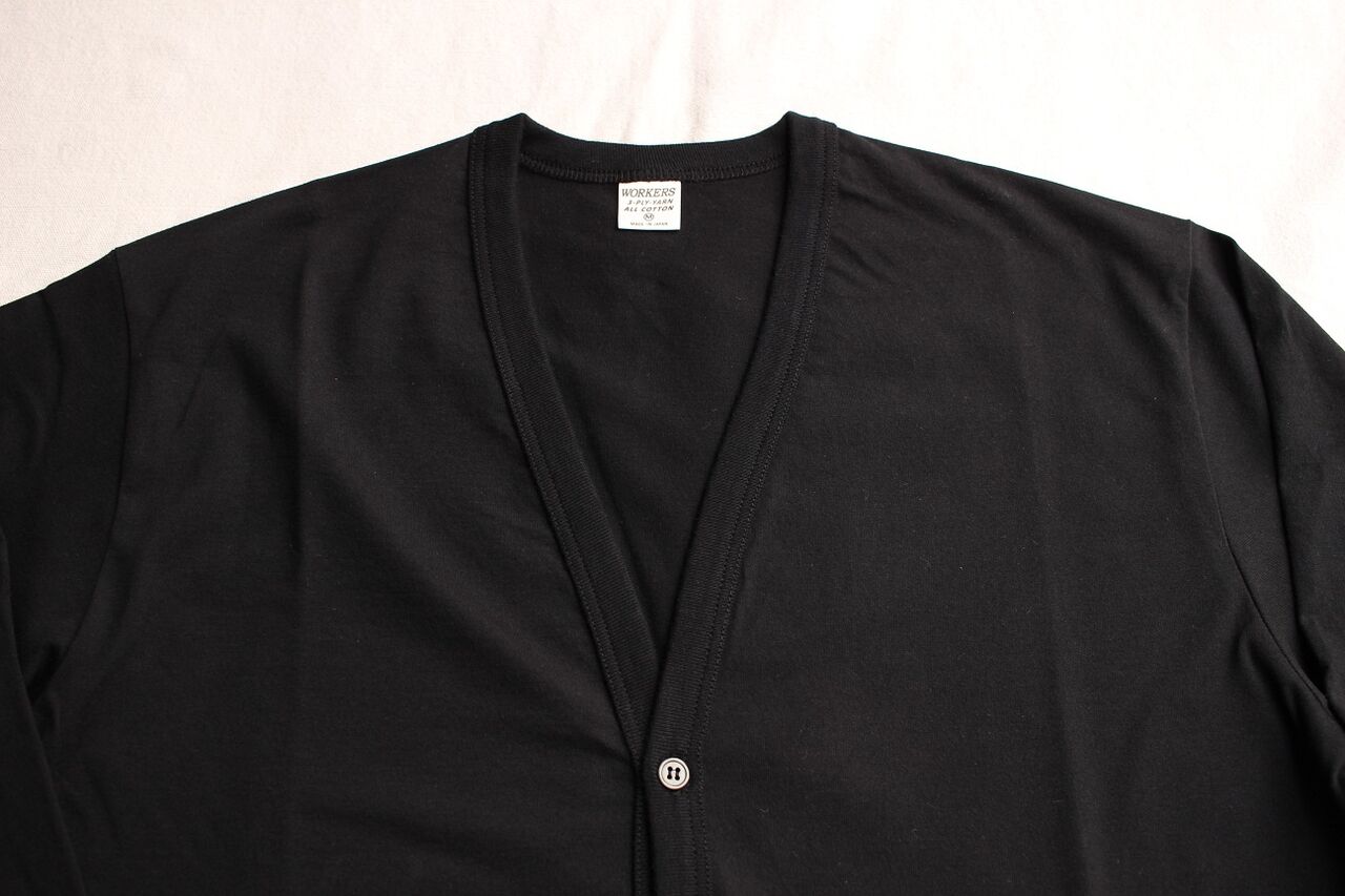 WORKERS / 3 PLY Cardigan (Black,Khaki) : McFly （マクフライ 