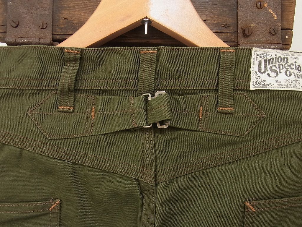 フリーホイーラーズ オリーブ色 コットンオーバーオール フリーホイーラーズ オリーブ色 コットンオーバーオール フリー