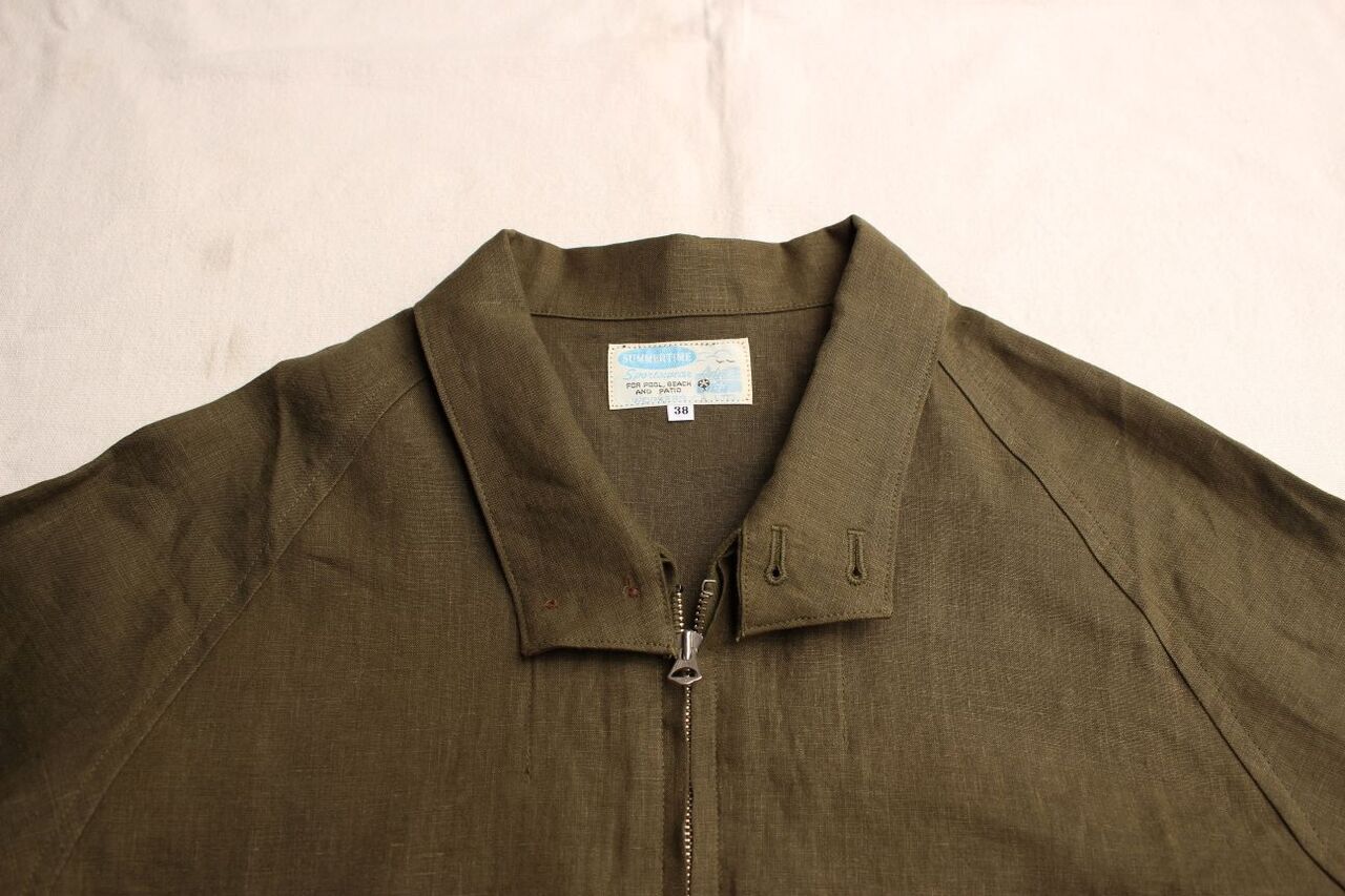 WORKERS / Summer Harrington Jacket (Forest Linen,Navy Linen 