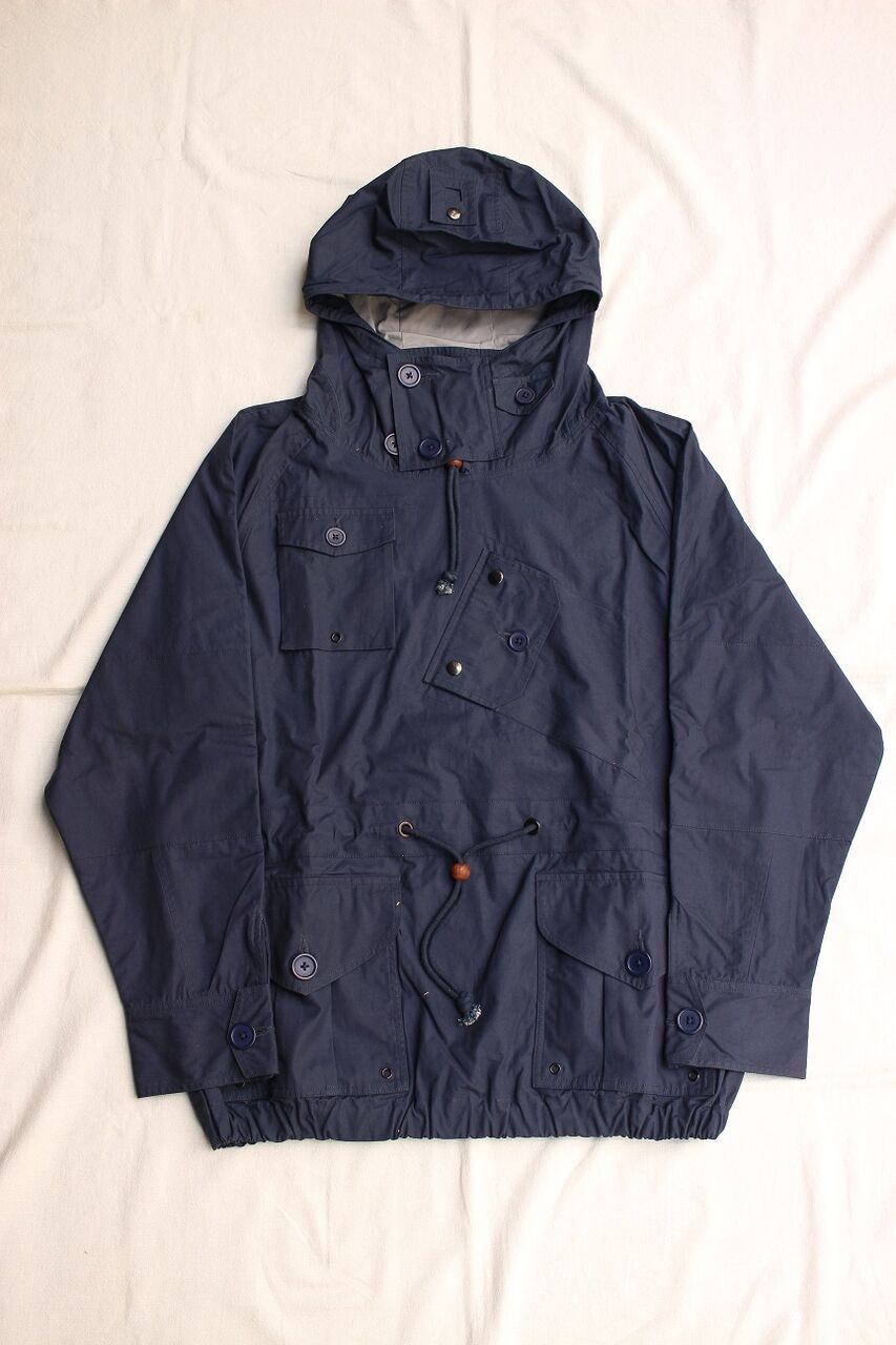 HAWKWOOD MERCANTILE / CANOEIST SMOCK (NAVY VENTILE,OLIVE VENTILE