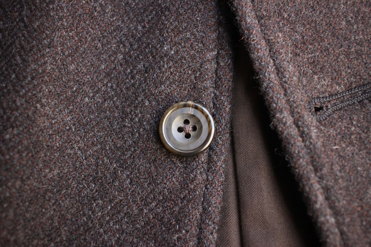 WORKERS / Moonglow Jacket (Dark Brown Herringbone Tweed) : McFly