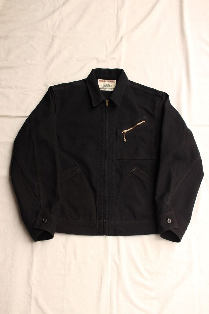 COLIMBO / GREAT PLAINS WORK JACKET (COAL BLACK) : McFly