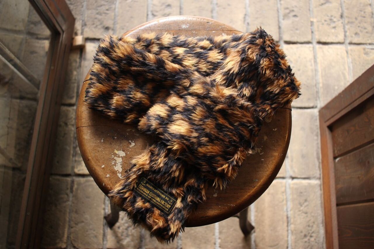 Cushman / LEOPARD FUR MUFFLER : McFly （マクフライ） Vintage