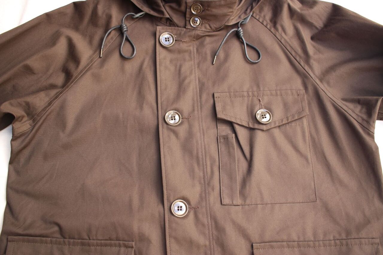 WORKERS / RAF PARKA (Heavy Ventile, Dark Brown) : McFly 