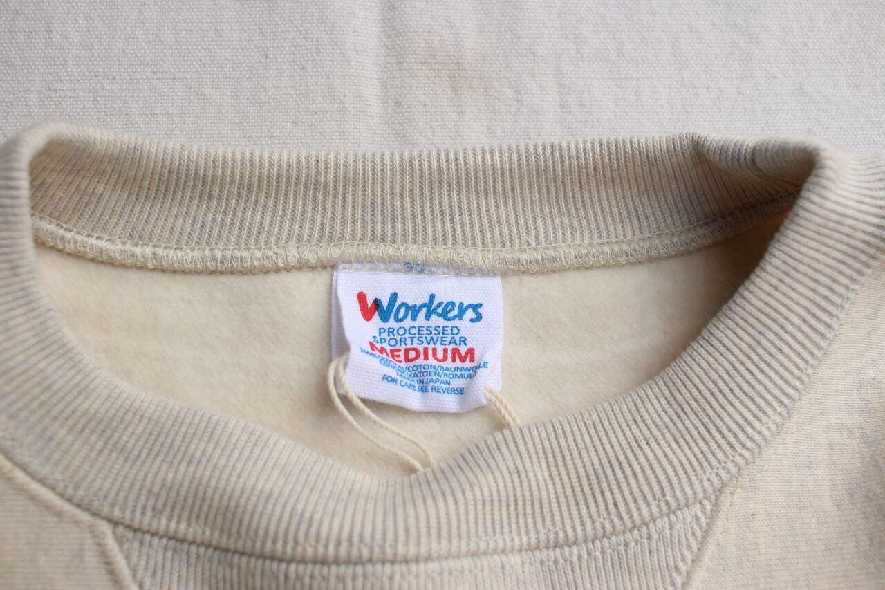 WORKERS / Mae-V, Trico Tag Sweat (Oatmeal,Fade Black) : McFly 