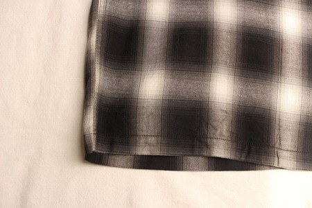 OMBRE CHECK OPEN COLLAR SHIRT (5)