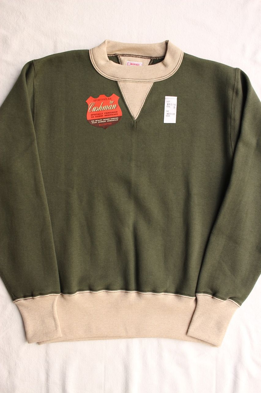 Cushman】TWO TONE FREEDOM SLEEVE SWEAT | スマクロ原宿店のスタッフ