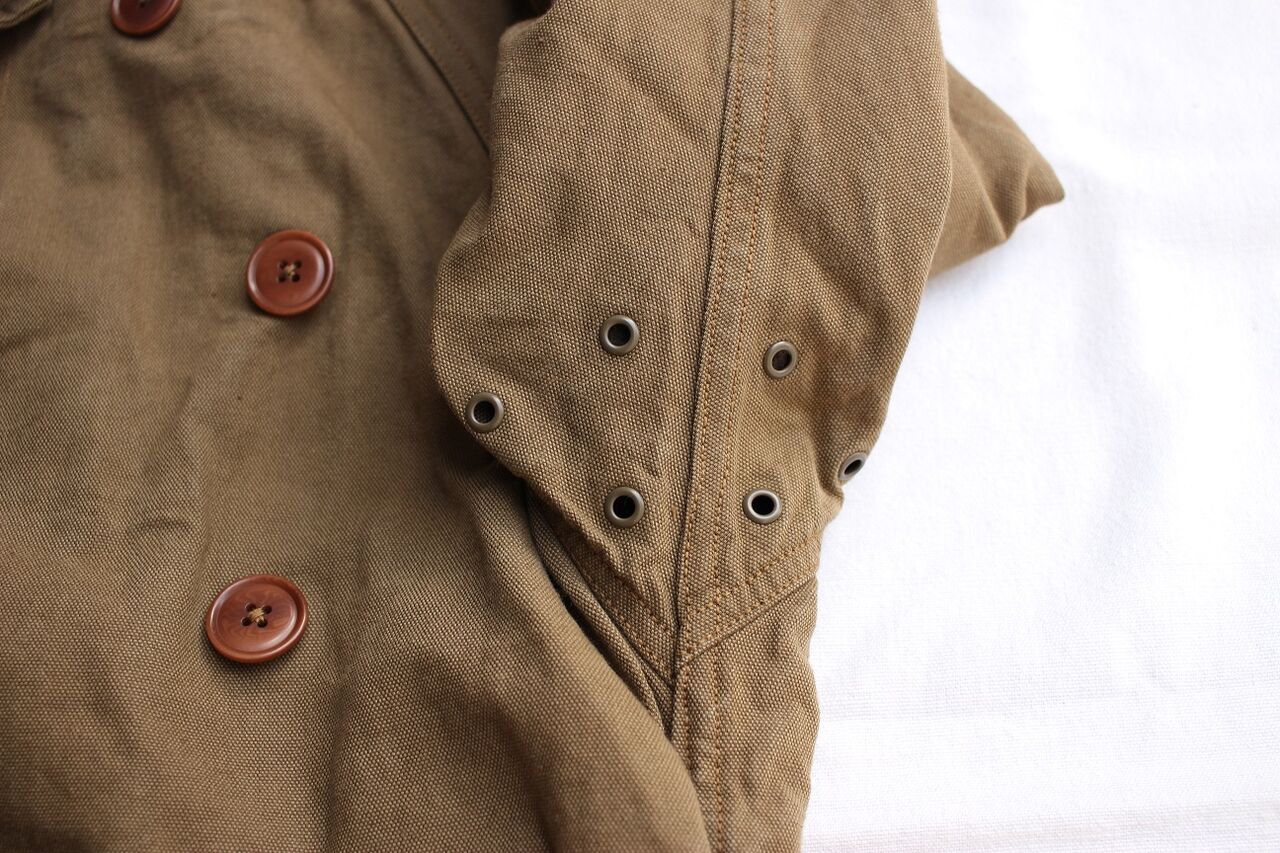 COLIMBO / HIRONDELLE SCUDERIA MOTOR CYCLE COAT (KHAKI) : McFly 