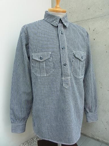 LOCOMOTIVE FIREMAN SHIRT - INDIGO HICKORY : McFly （マクフライ