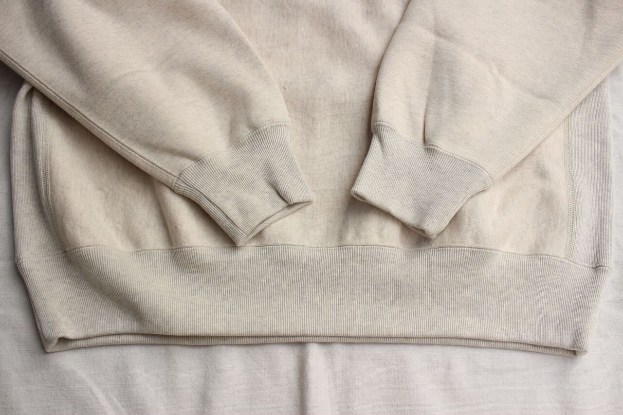 WORKERS / Mae-V, Trico Tag Sweat (Oatmeal,Fade Black) : McFly 