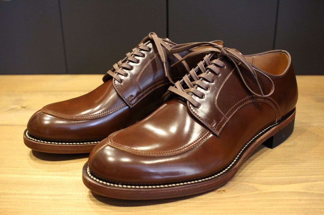 MAKERS V-TIP BLUCHER コードバン