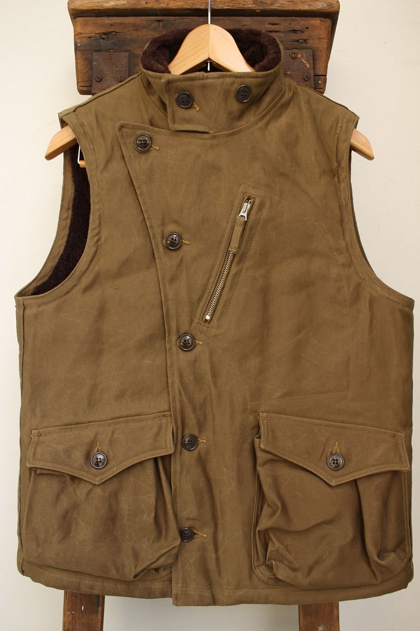 FREEWHEELERS / WINTER AVIATORS' VEST (KHAKI BEIGE) : McFly