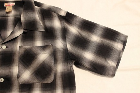 OMBRE CHECK OPEN COLLAR SHIRT (4)