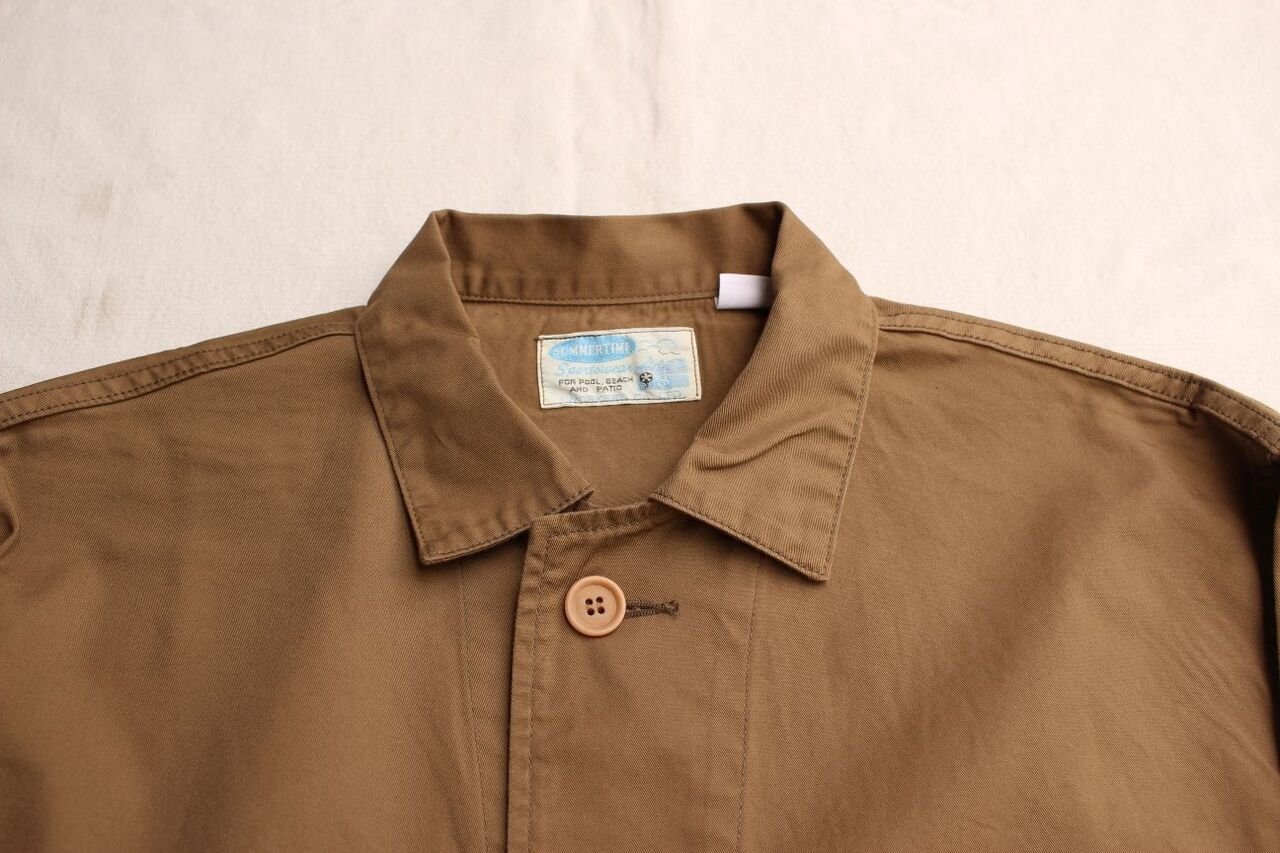 WORKERS / Summer Jacket (Charcoarl Linen Cotton,6 oz Light Chino