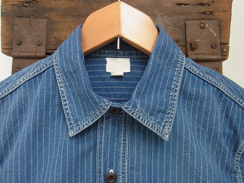 FREEWHEELERS - BAKEHEAD SHIRT (INDIGO WABASH CHAMBRAY VINTAGE