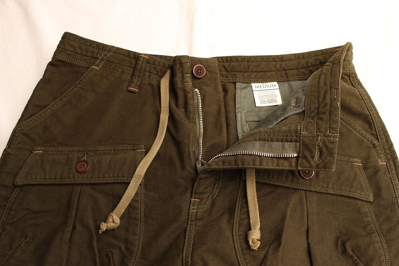COLIMBO / SAW MILL RIVER SAROUEL PANTS (LAMP BLACK,JUNGLE GREEN