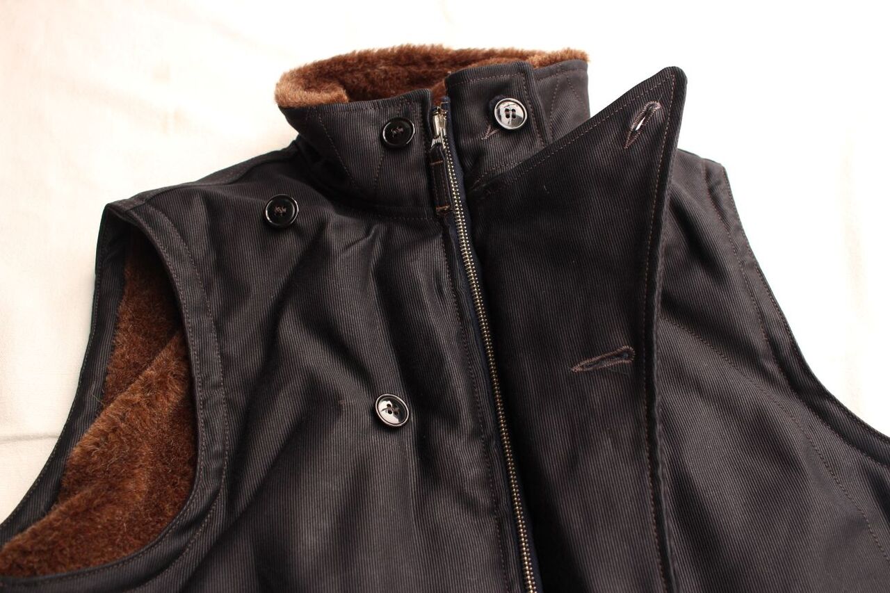 FREEWHEELERS / WINTER AVIATORS' VEST (DARK NAVY) : McFly
