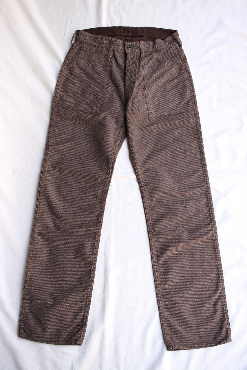 フリーホイーラーズ ロングショアマン チノクロス ブロンズブラウン 34