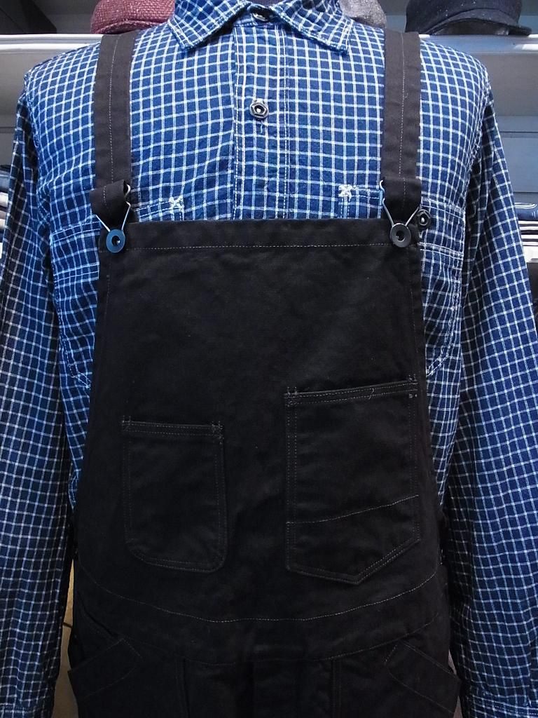 FREEWHEELERS - DEMPSEY OVERALLS (DEEP BLACK) : McFly （マクフライ