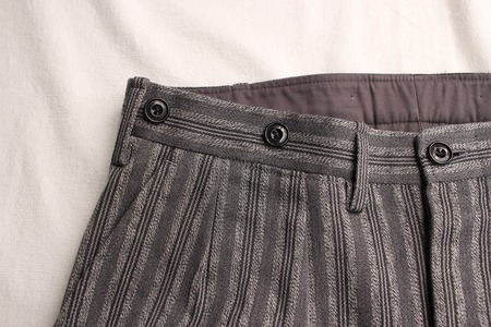 ORIGINAL STRIPE TWO PLEATED TROUSERS (5)