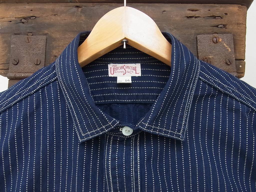 FREEWHEELERS - TRACKWALKER SHIRT (INDIGO WABASH STRIPE) : McFly