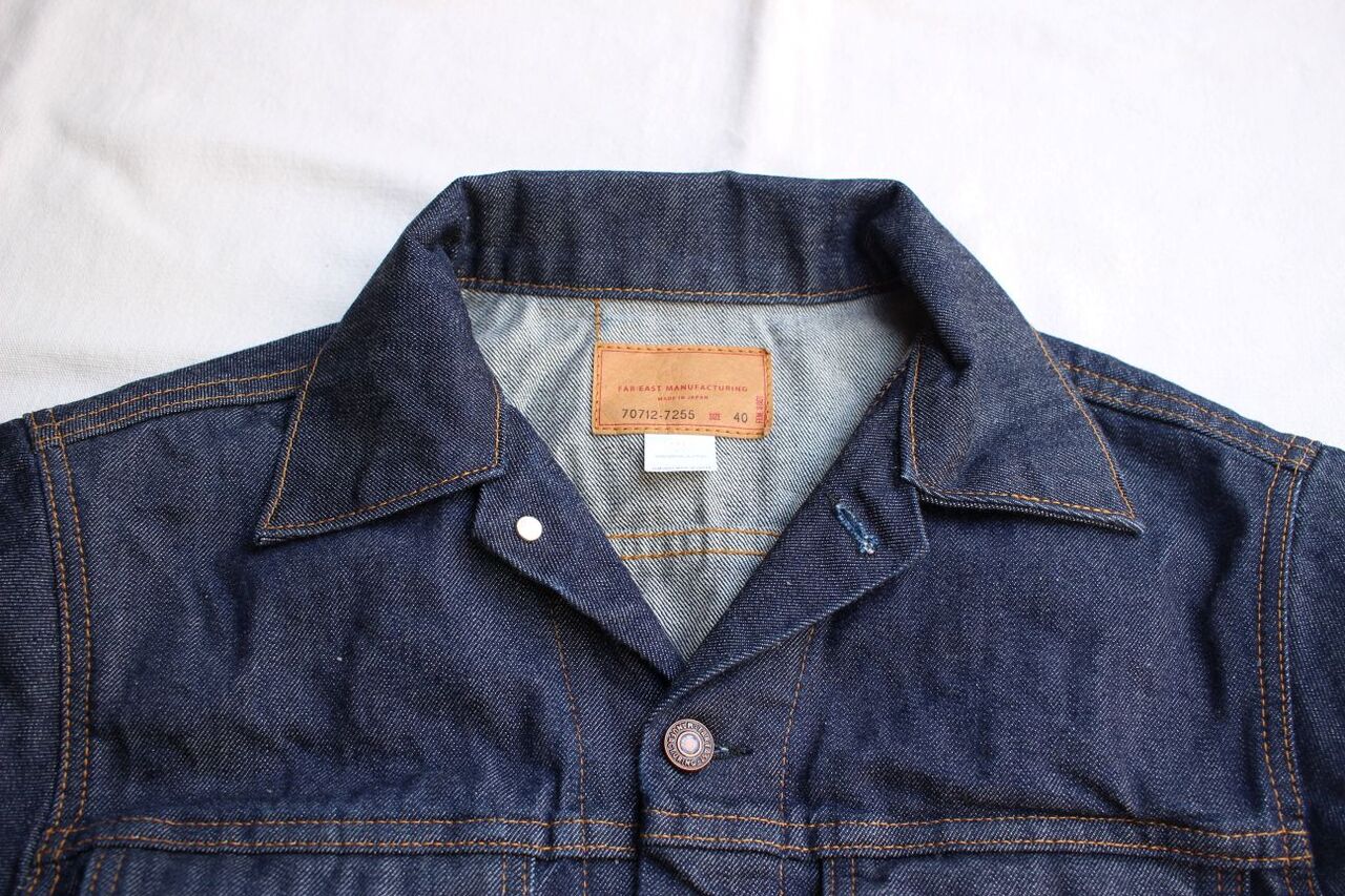 ジャケット・アウター FAR EAST MANUFACTURING TRUCKER JACKET FAR EAST MANUFACTURING 