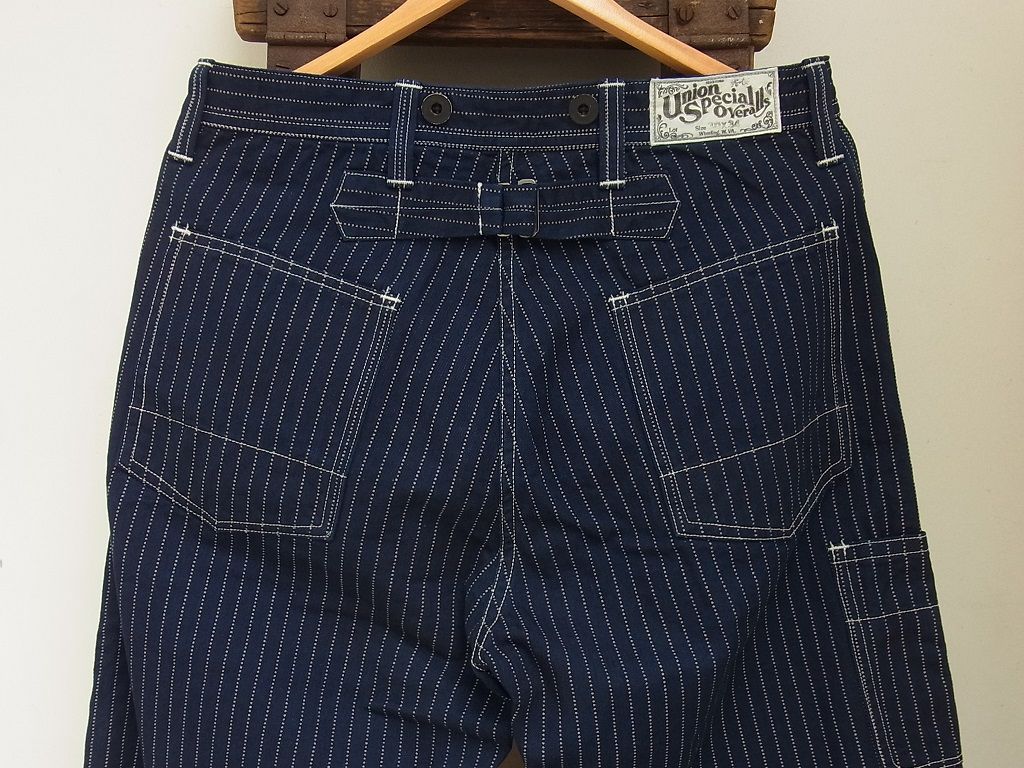 FREEWHEELERS - LOCOMOTIVE ENGINEER OVERALL (INDIGO WABASH STRIPE