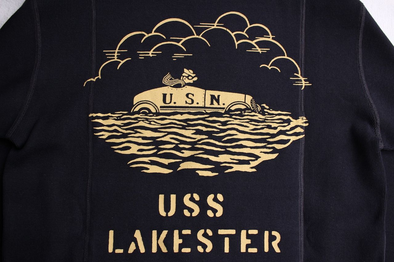 FREEWHEELERS / CREW NECKED DOUBLE CHEST TYPE LONG SLEEVE SHIRT