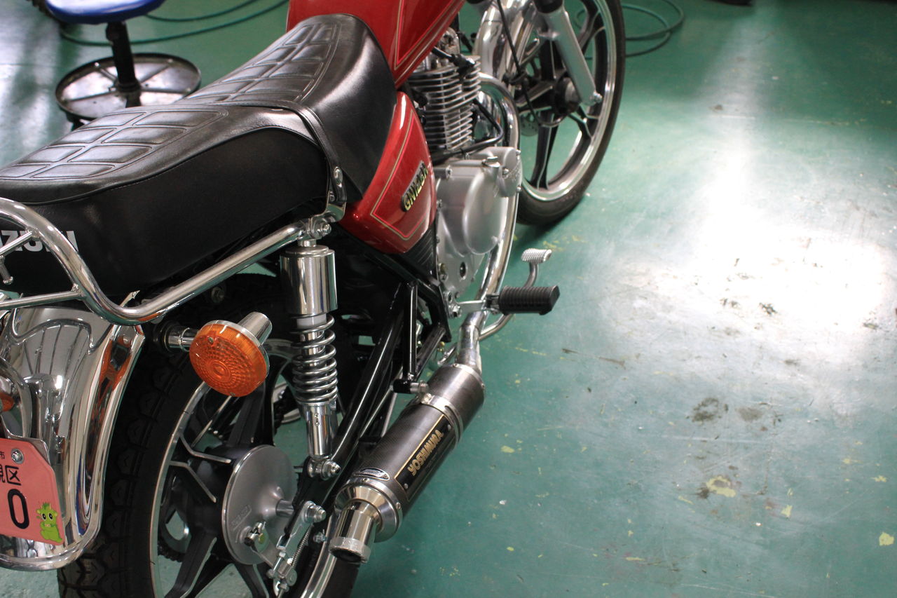 Motor Cycle Works K : 先日のGN125マフラー