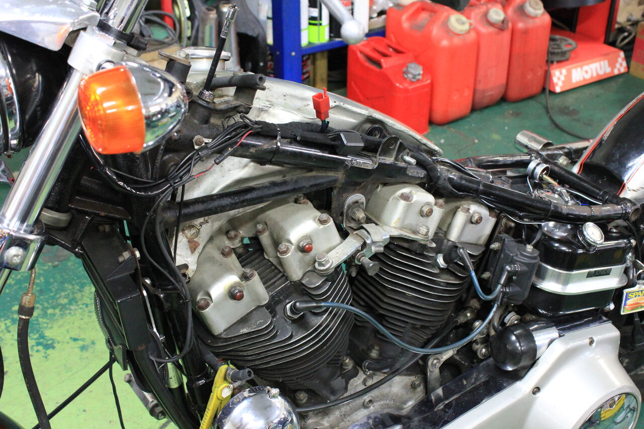1979年式FXSショベルローライダーの整備と修理 : Motor Cycle Works K
