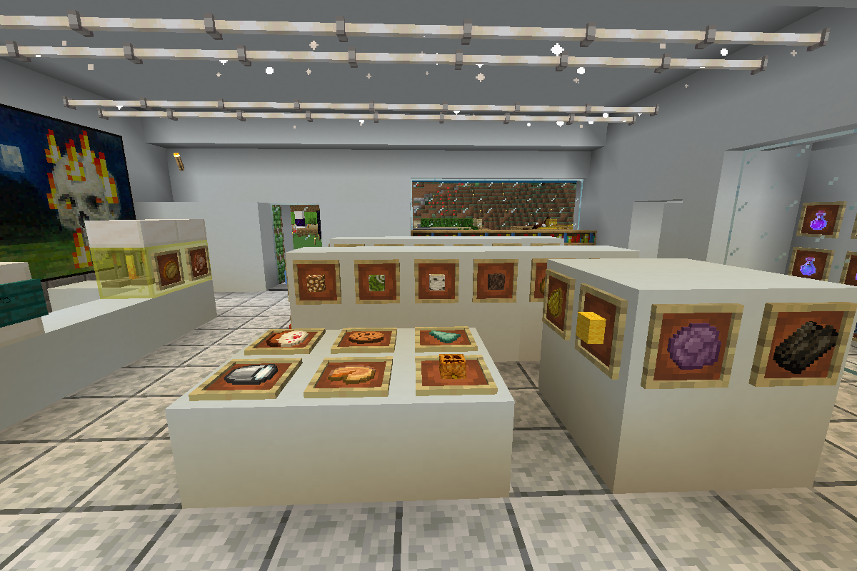今さらマイクラ コンビニをつくる その4 内装と看板 今さらマイクラ コンビニをつくる その4 内装と看板