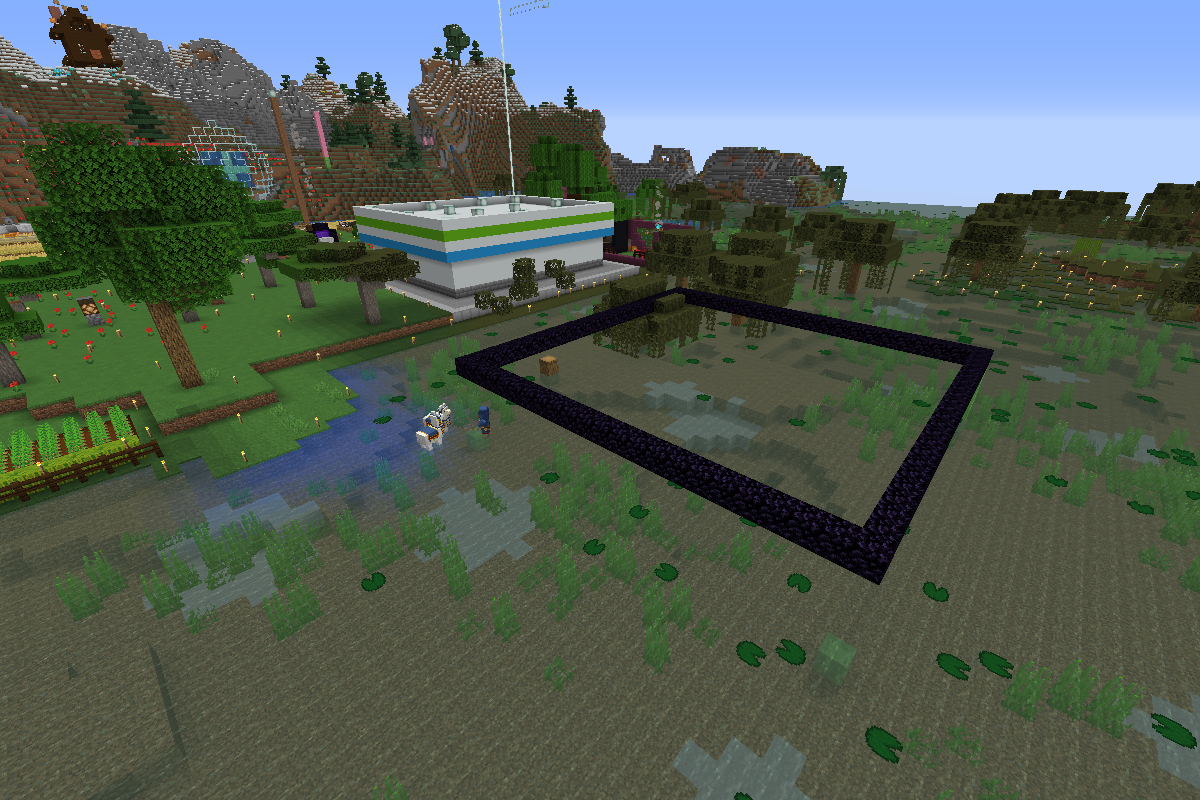 今さらマイクラ 巨大ネザーゲートでピグリントラップ