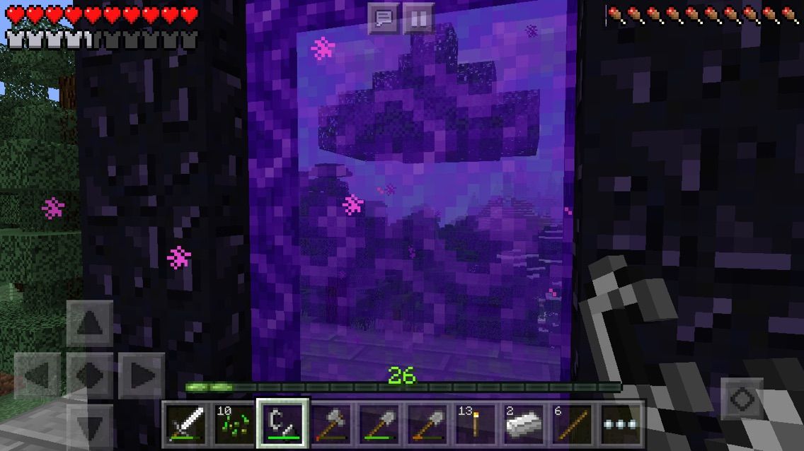 ネザーゲート 祭壇完成 マインクラフトpe