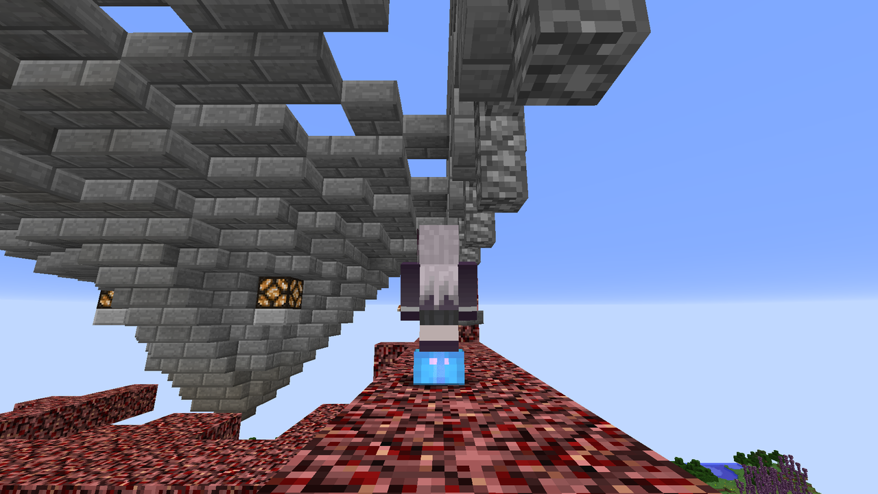 空中回廊を作りたい 2 お城に住みたいマインクラフト