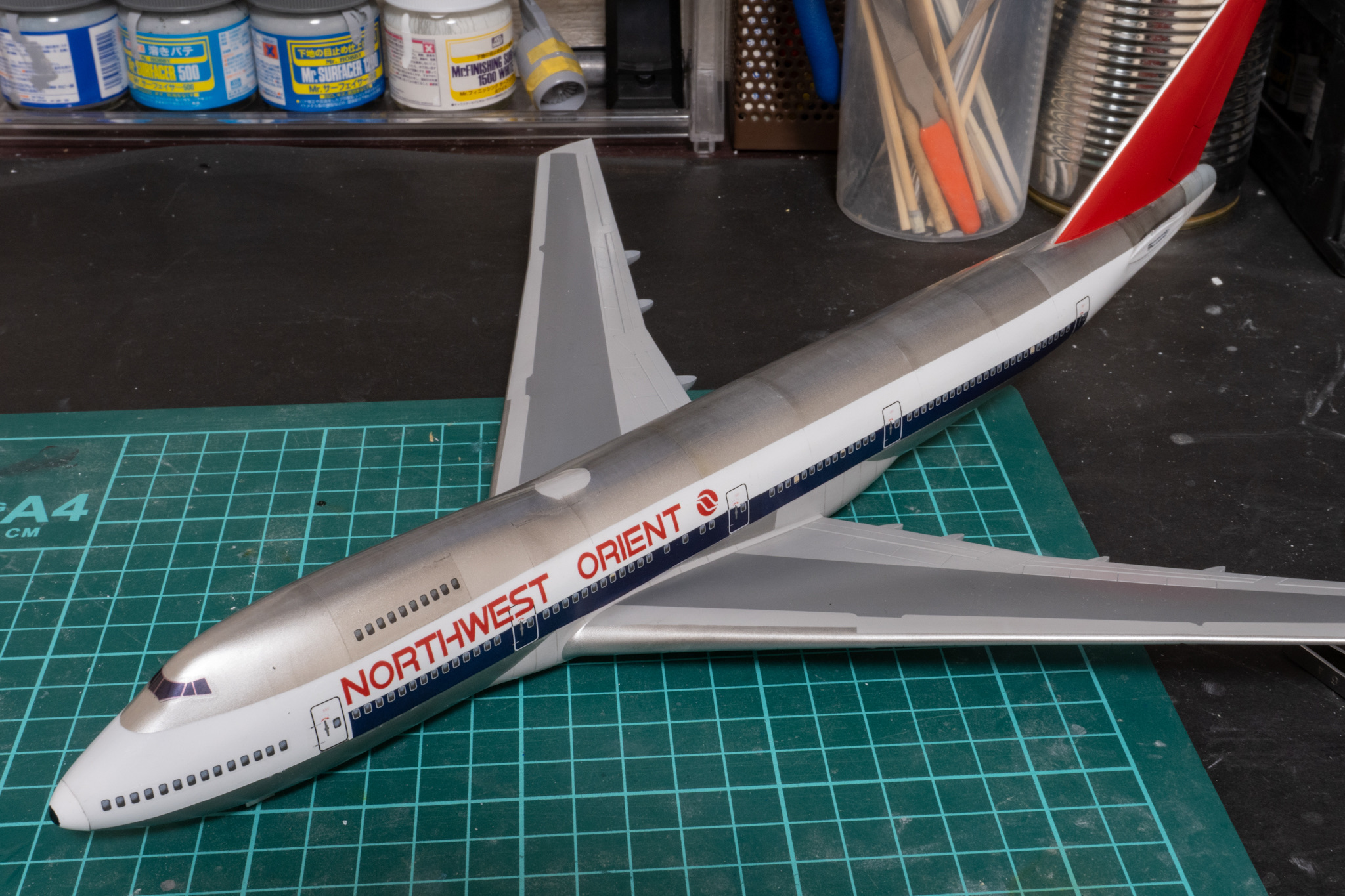 ハセガワ 747-100 ノースウエスト航空 製作記録 : マキビシ