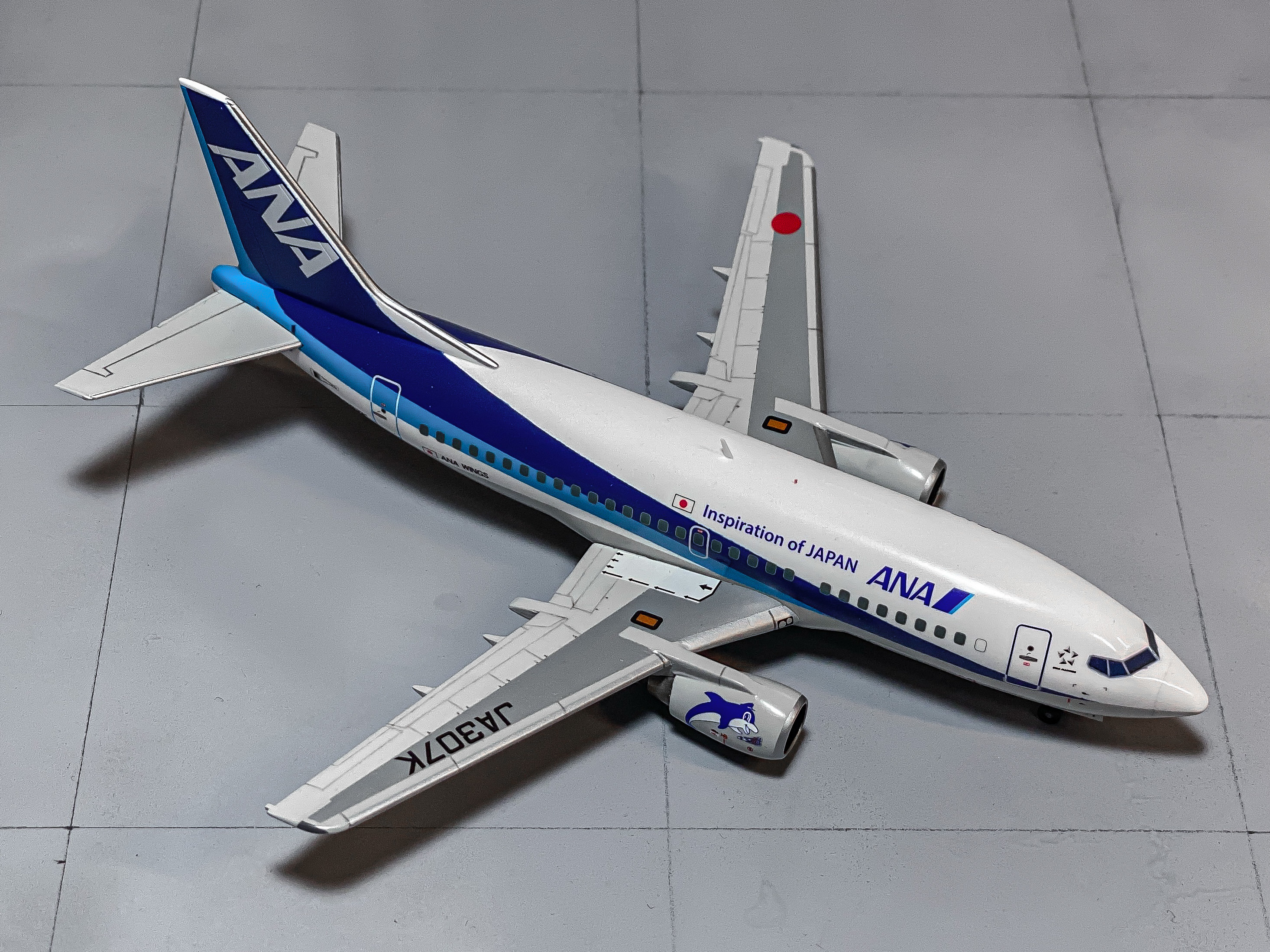 ANA JA301K 1/200 ボーイング737-500 水っぽかっ スーパードルフィン ANA JA301K 1/200 ボーイング737-500 水っぽかっ スーパードルフィン