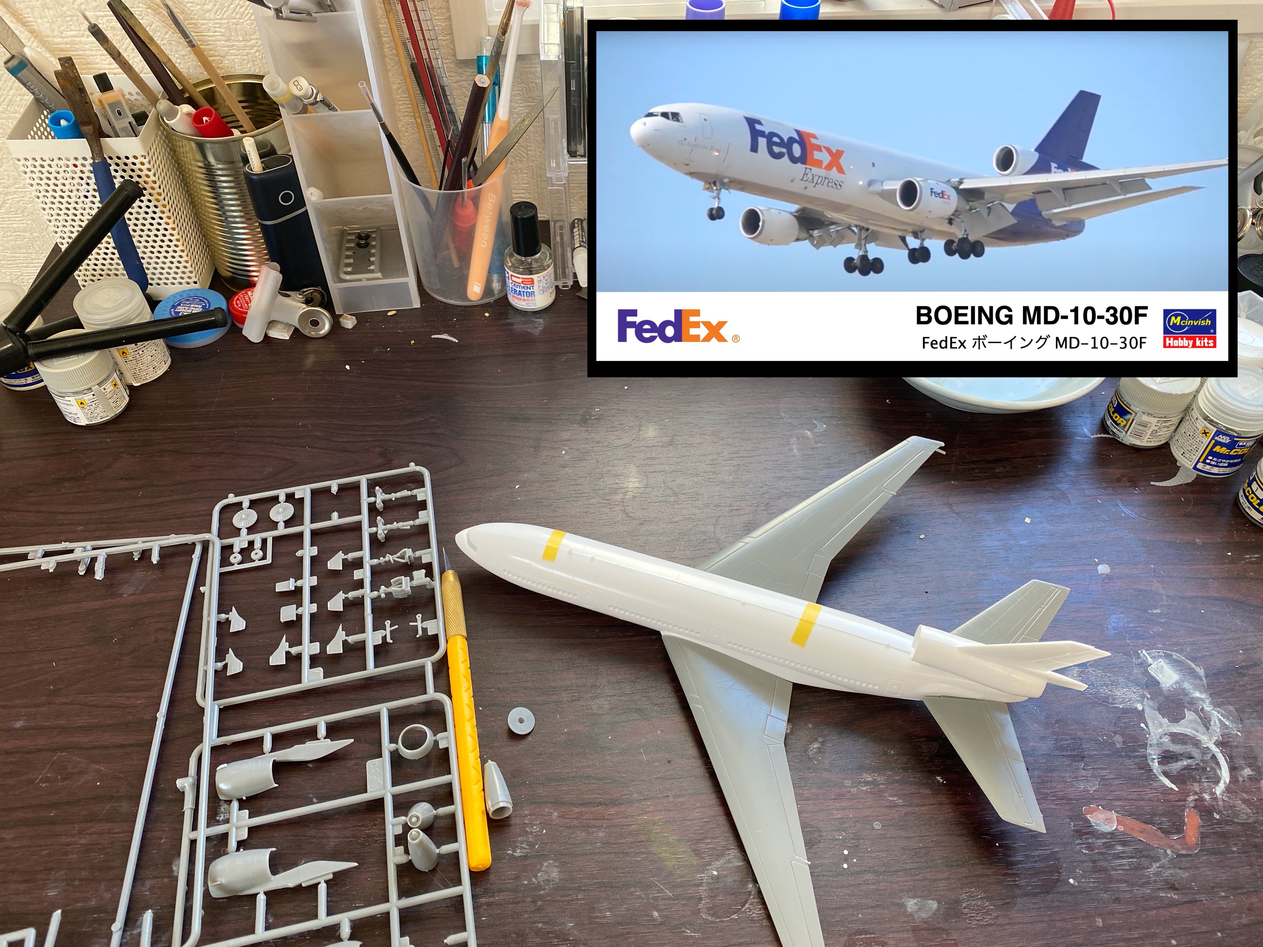 ハセガワ MD-10-30F FedEx (DC-10改造) 1/200 製作記録 ハセガワ MD-10-30F FedEx (DC-10改造) 1/200 製作記録
