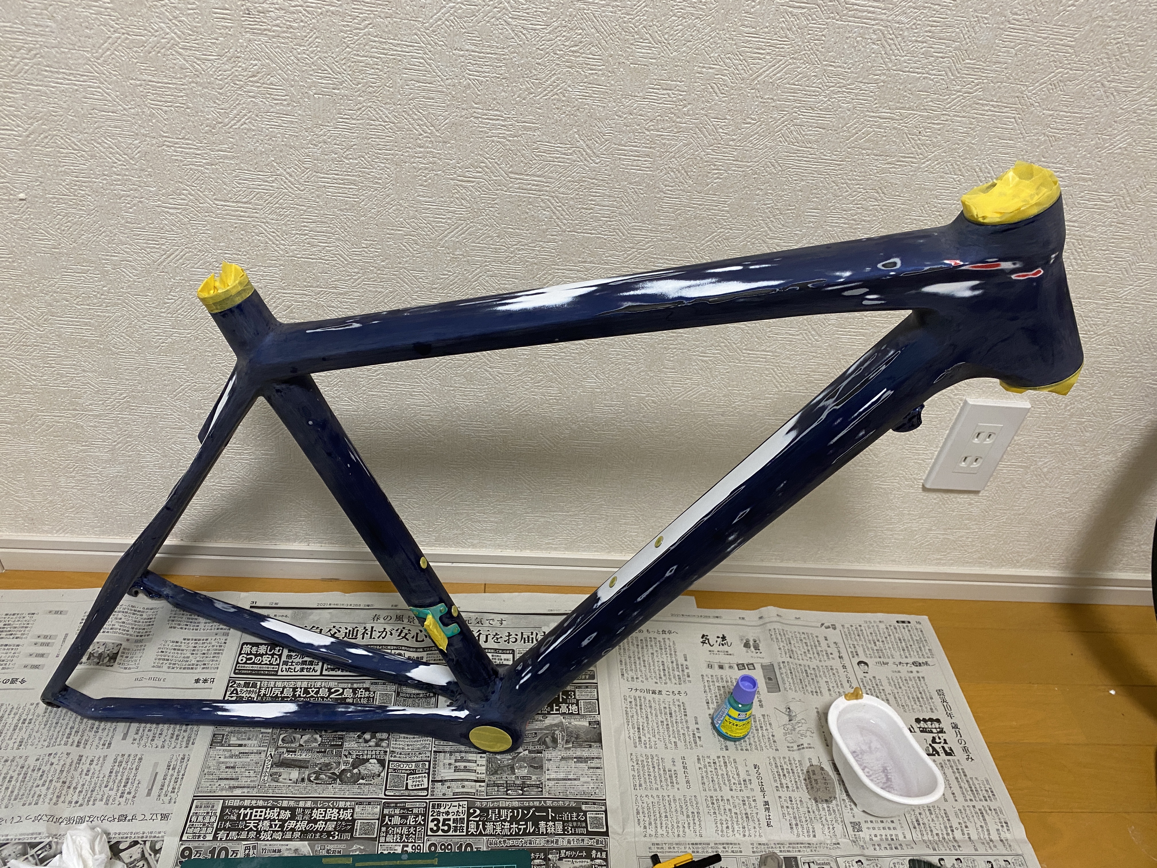 ロードバイク 自家塗装 : マキビシ小次郎 / McInvish546