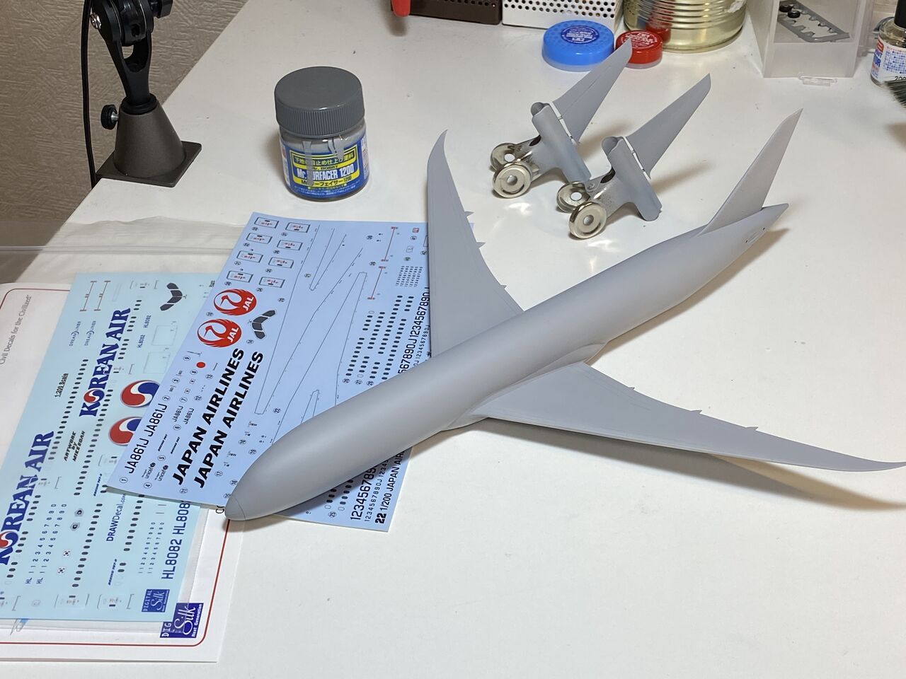 ハセガワ 787-9 大韓航空 製作 1/200 : マキビシ小次郎 / McInvish546