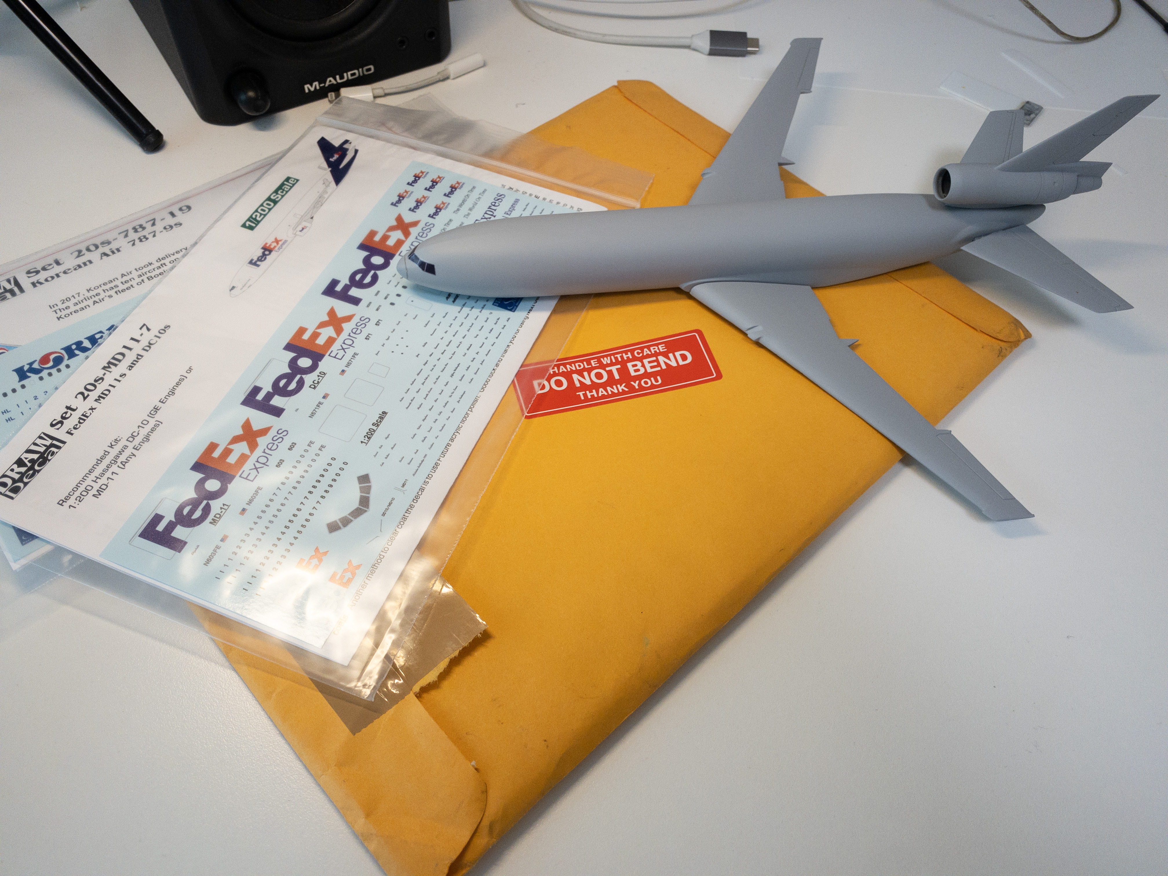 ハセガワ MD-10-30F FedEx (DC-10改造) 1/200 製作記録 : マキビシ