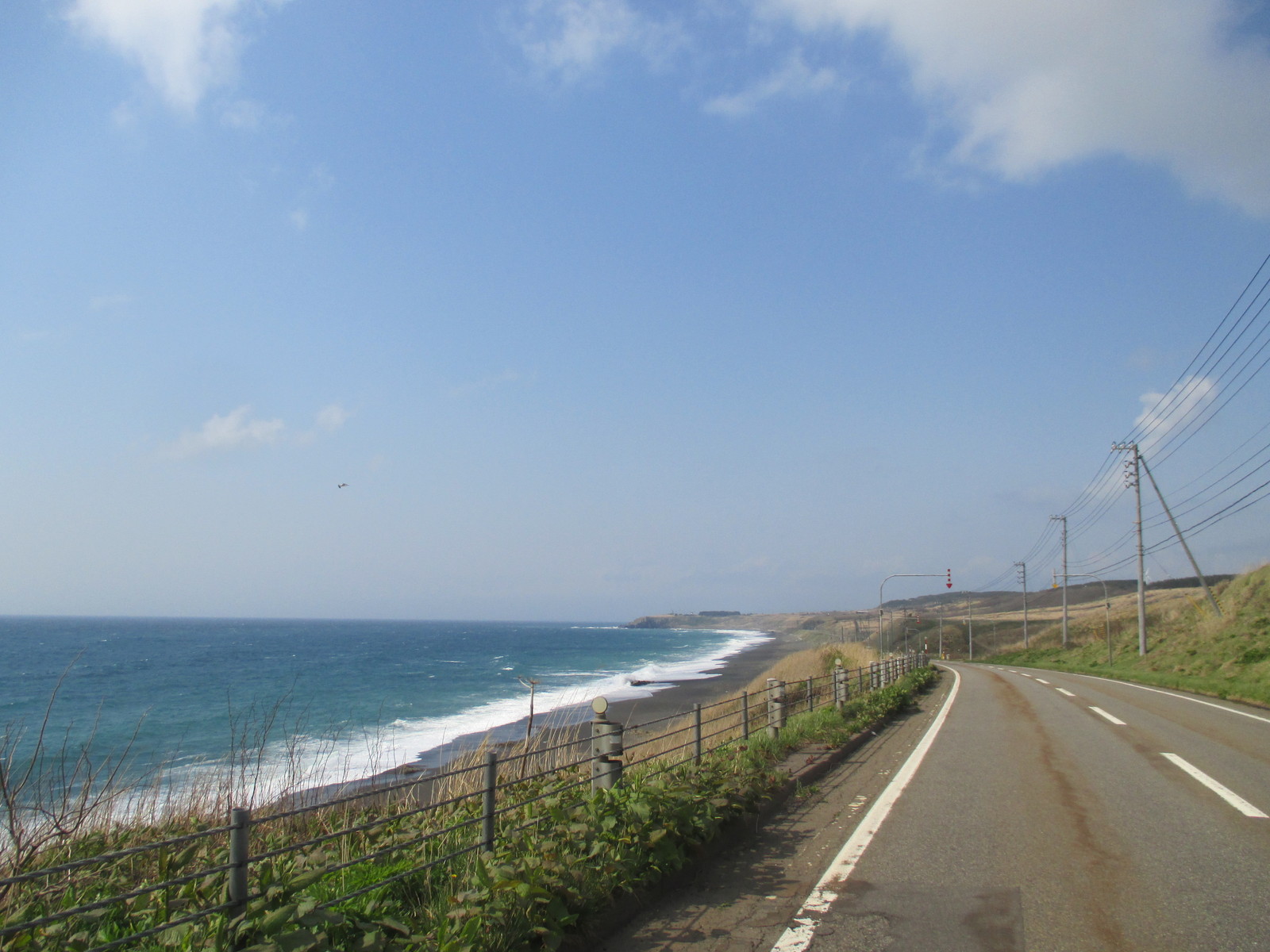 北海道 海岸沿いを走る国道 追分ソーランライン 突っ走る営業マンblog 突っ走る旅びとblog じんちゃんlegend 北海道 海岸沿いを走る国道 追分ソーランライン 突っ走る営業マンblog 突っ走る旅びとblog じんちゃんlegend