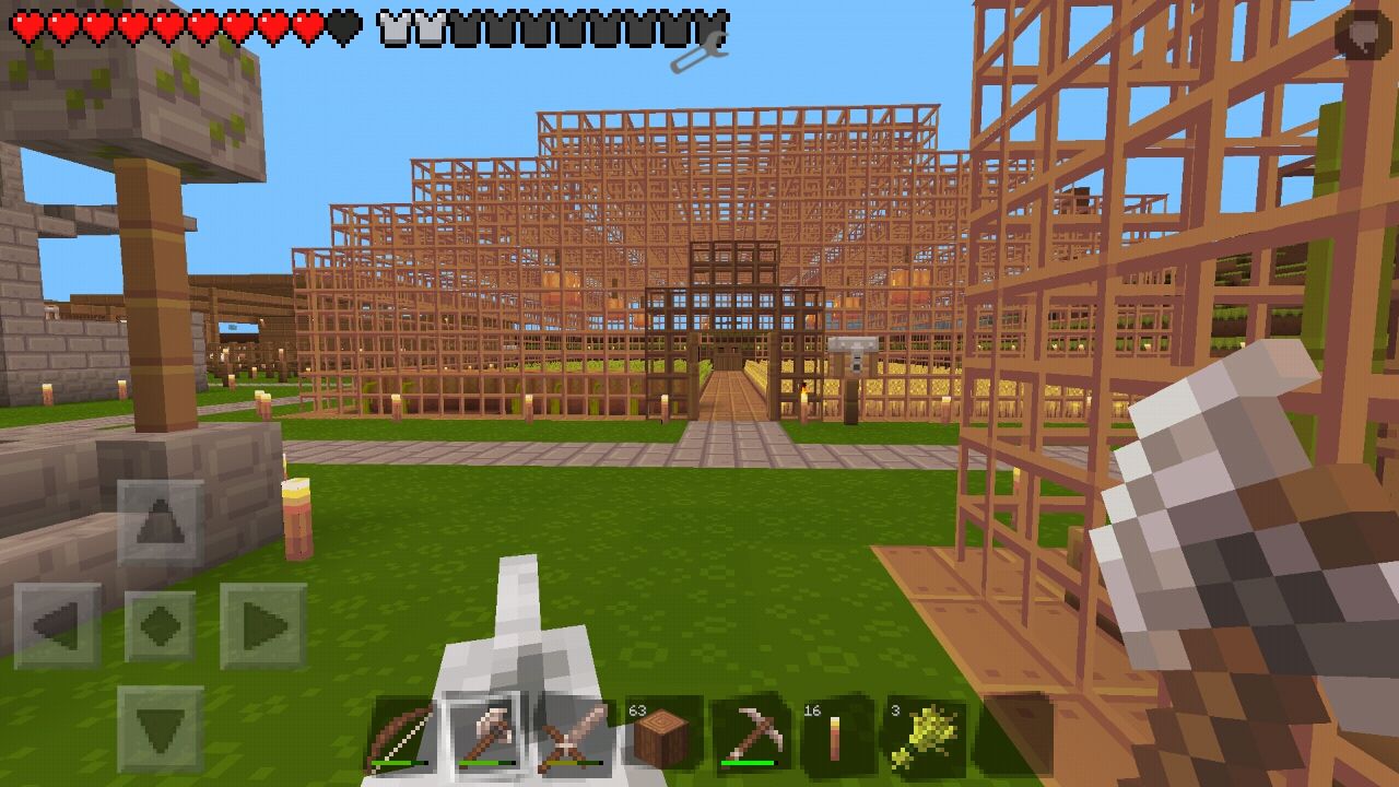 建物 ビニールハウス畑 Minecraftpeサバイバルにっき 仮