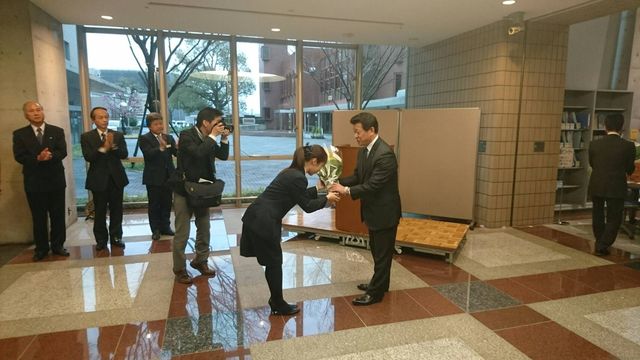 田中副町長の退任式がありました 久御山町議会議員 島ひろきブログ