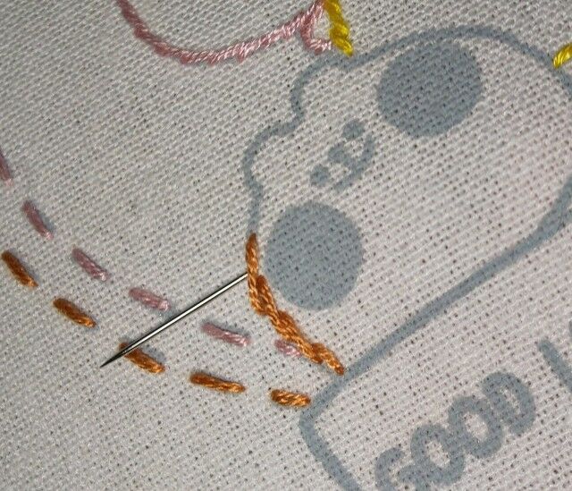 ダイソーさんのフランス刺繍セットを作ってみました At The Azure World