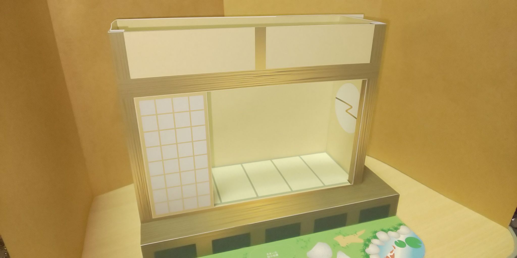ペーパークラフト 和風書斎を作る At The Azure World