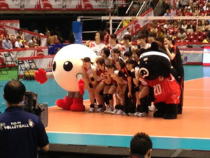 全日本女子バレーボールチーム銅メダルおめでとう ...