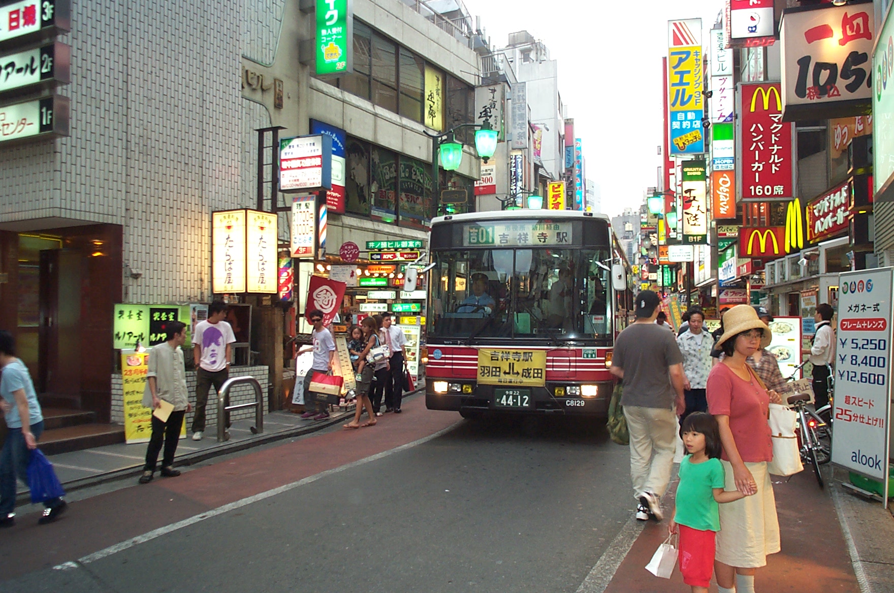 ここから吉祥寺駅まで自転車