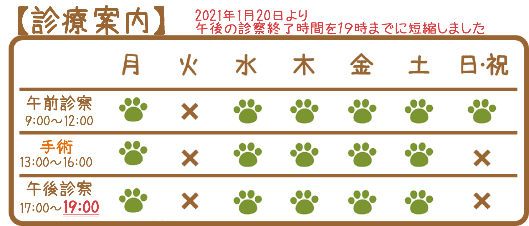 めふ動物病院週報 めふ動物病院週報