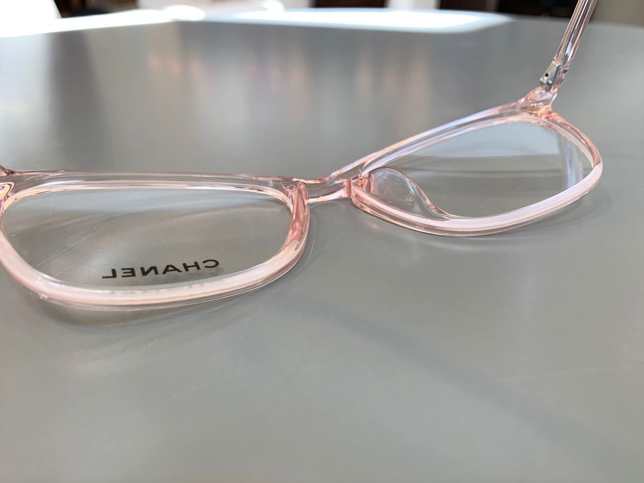 CHANEL メガネフレーム　3281-A c.1681 極美品 シャネル（CHANEL）「3281A」シンプルさが使いやすいスクエアフレーム