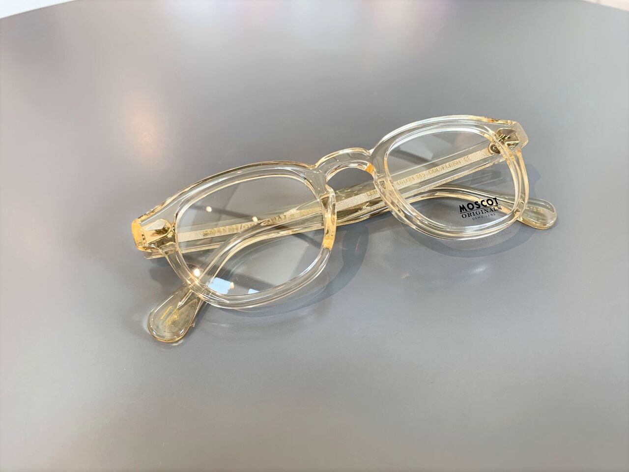 SALE/10%OFF MOSCOT MILTZEN 46size クリアイエロー☆美品 サングラス